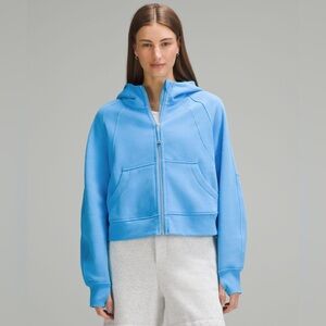Like New Lululemon Oversized Full-Zip Hoodie in Kayak Blue - Size XS/S